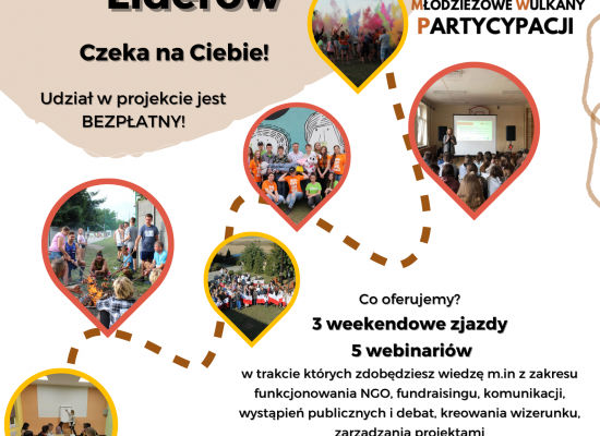 Zgłoś się do Akademii Młodzieżowych Liderów! Startuje projekt społeczno-edukacyjny dla młodzieży z Wielkopolski.