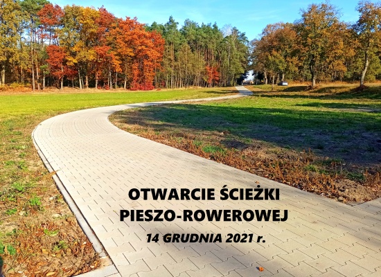 Otwarcie ścieżki pieszo-rowerowej między miejscowościami Pakosław i Sowy 
