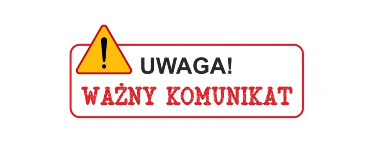 Komunikat dot. jakości wody