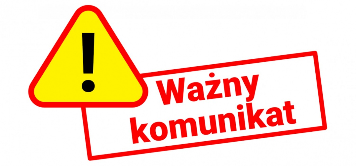 Komunikat dot. jakości wody