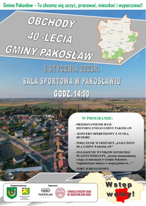 Obchody 40-lecia Gminy Pakosław