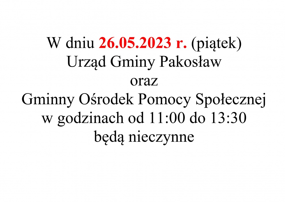 Zamknięty Urząd