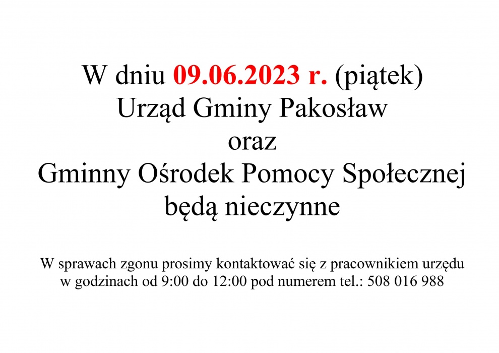 Zamknięty Urząd