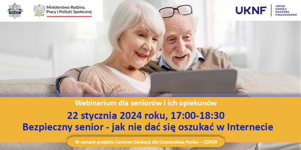 Webinarium dla seniorów