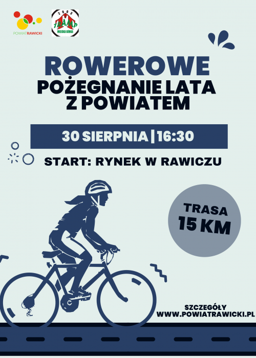 Rowerowe pożegnanie lata z powiatem