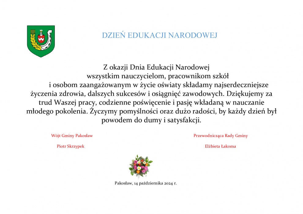 Dzień Edukacji Narodowej 