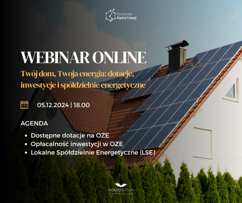 Webinar online dla mieszkańców 