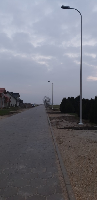Budowa oświetlenia ulicznego w Chojnie w kierunku Niemarzyna