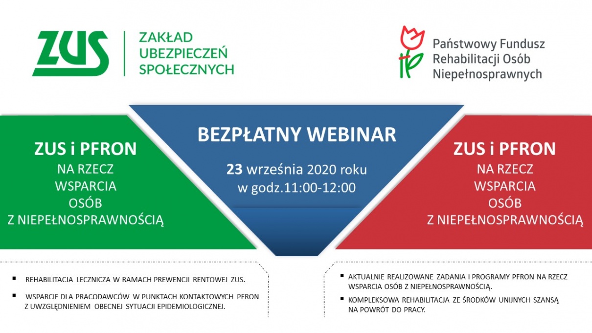 ZAPROSZENIE NA BEZPŁATNE WEBINARIUM