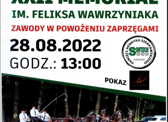 XXII MEMORIAŁ IM. FELIKSA WAWRZYNIAKA