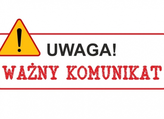 Komunikat dot. jakości wody