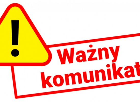Komunikat dot. jakości wody