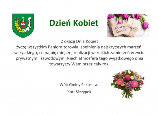 Życzenia z okazji Dnia Kobiet