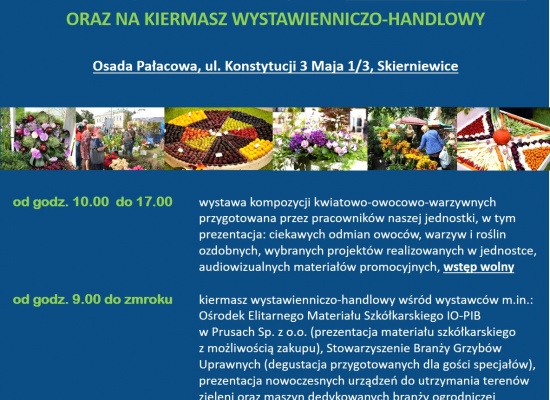 Skierniewickie Święto Kwiatów, Owoców i Warzyw 16-17 września 2023r.