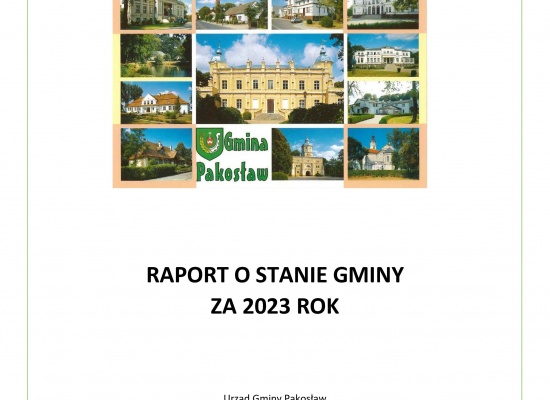 Raport o stanie gminy za 2023 rok