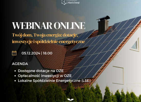 Webinar online dla mieszkańców 