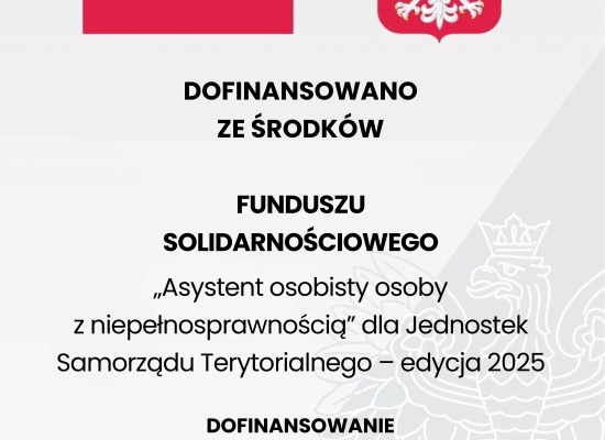 Program "Asystent osobisty osoby z niepełnosprawnością" dla Jednostek Samorządu Terytorialnego - edycja 2025