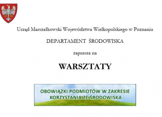 Zaproszenie na warsztaty