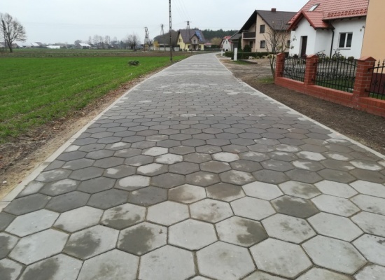 Budowa „ul. Ceglanej” w Sowach
