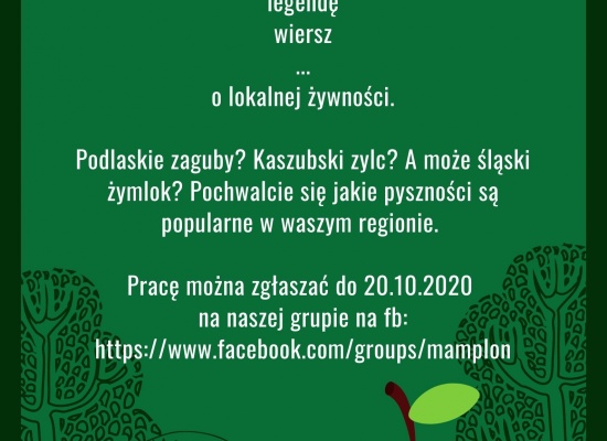 Konkurs - "Lokalna Żywność w Twórczości Artystycznej"